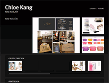 Tablet Screenshot of chloekdesign.com